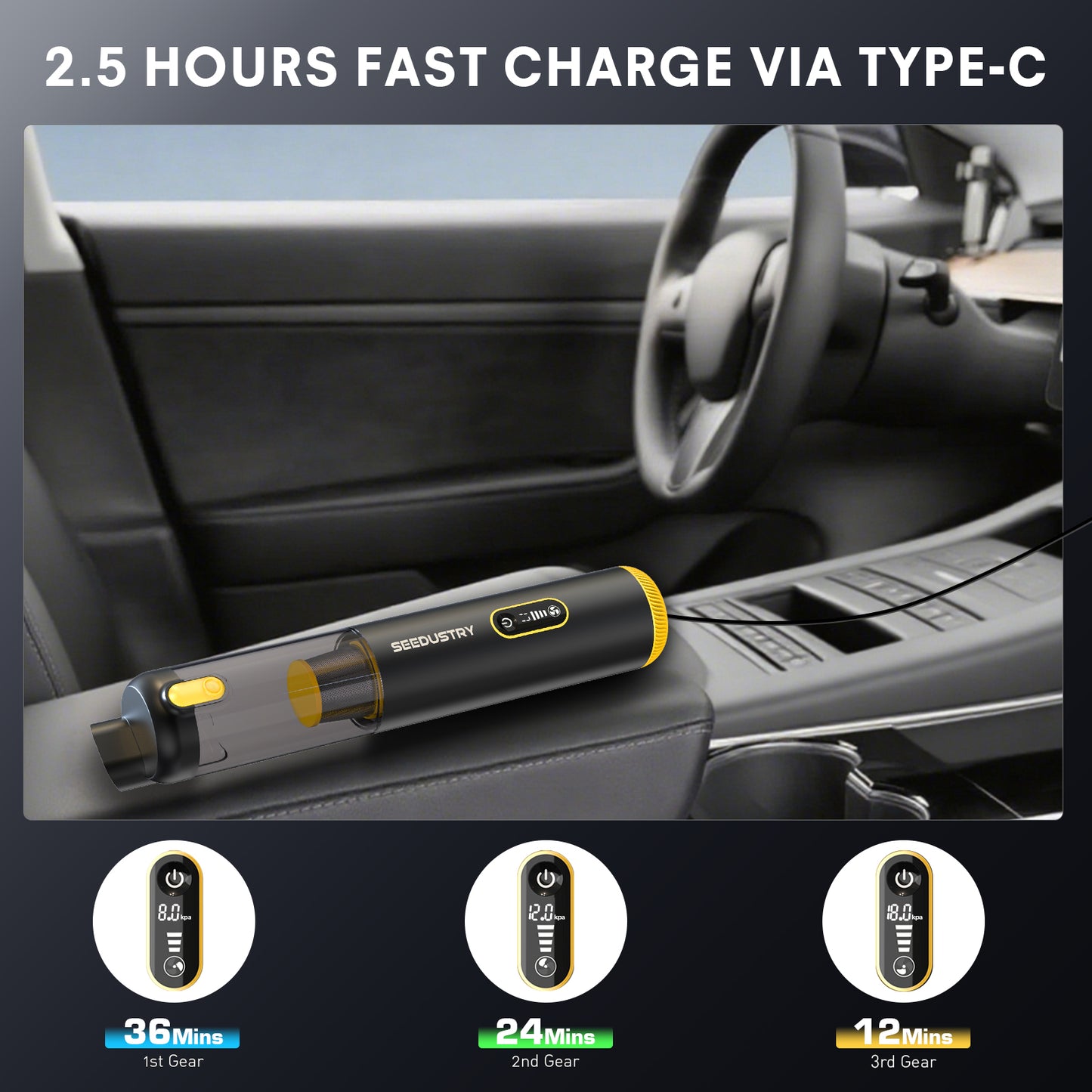 V-C08 Pro Car Vacuum Cleaner